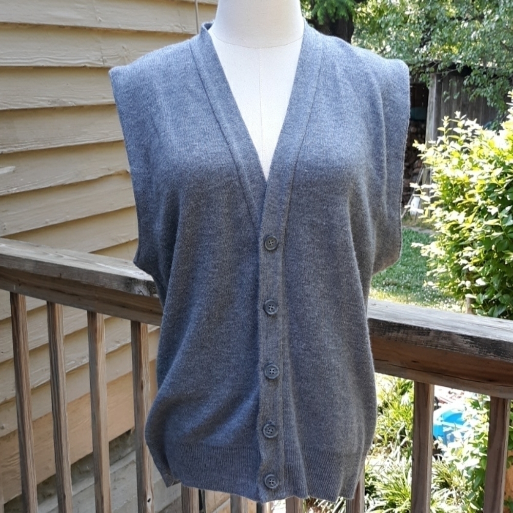 Vintage Jantzen grandpa cardigan vest sweater
